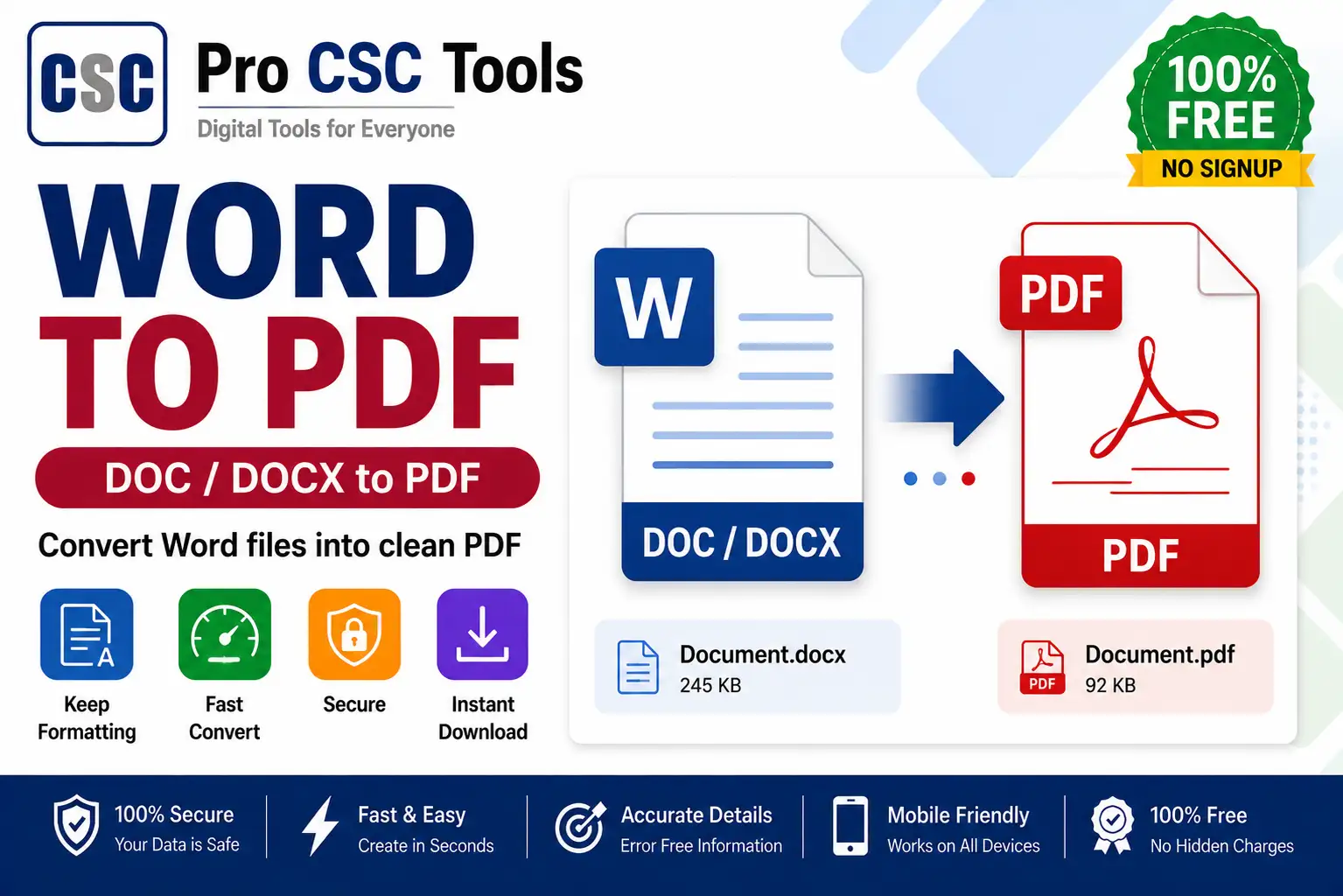 Word to PDF